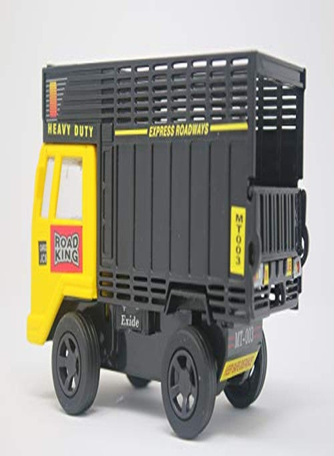 Shinsei Goods Carrier Maintenance Free Pullback Spring Action Race Toy Gift for Boys 3+ Years. Strong ABS Plastic, NO Sharp Edges, BIS Certified. Pack of 1, Color Yellow - Image 5